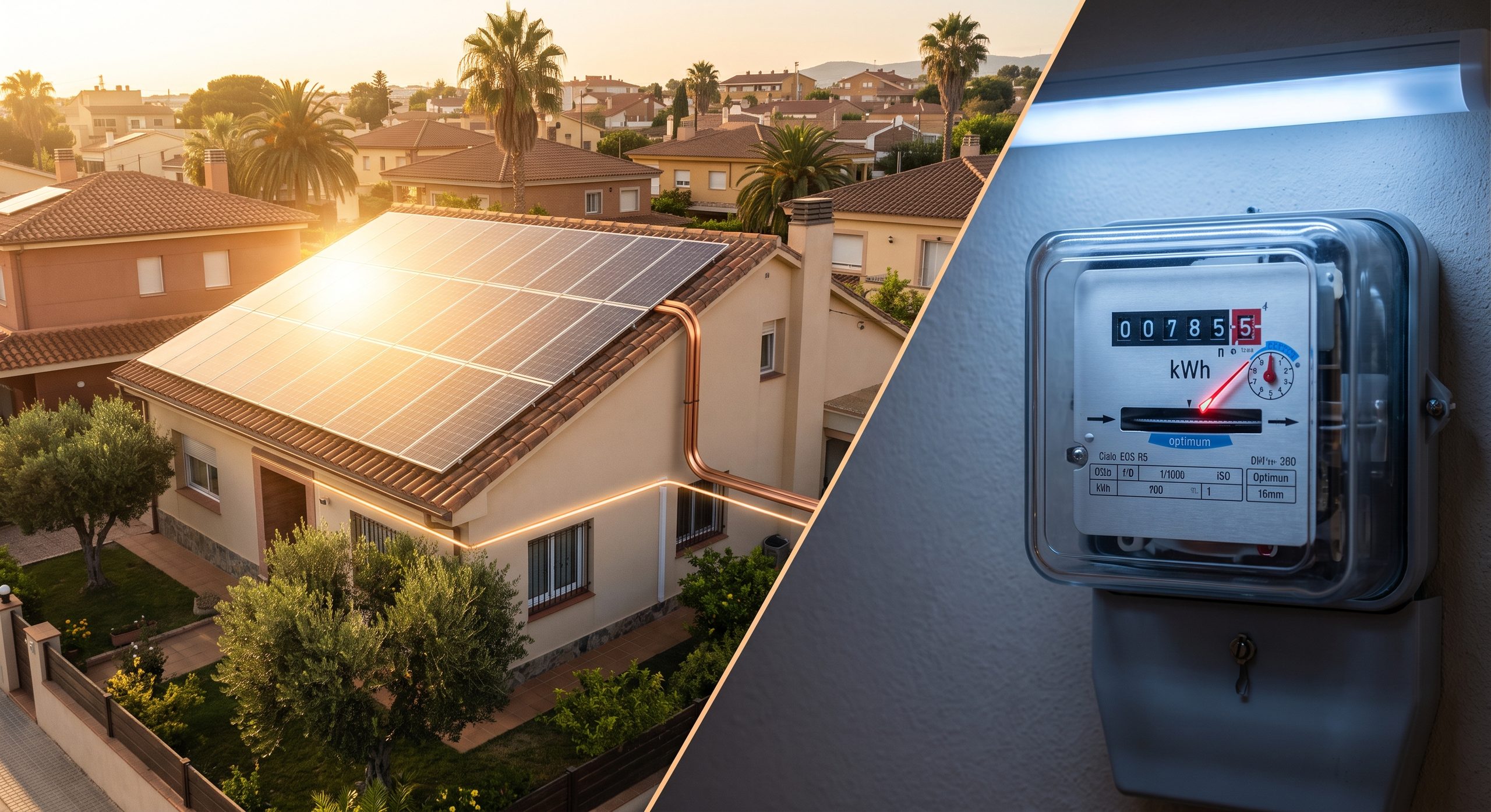 Comparativa entre una factura con autoconsumo y una tarifa eléctrica