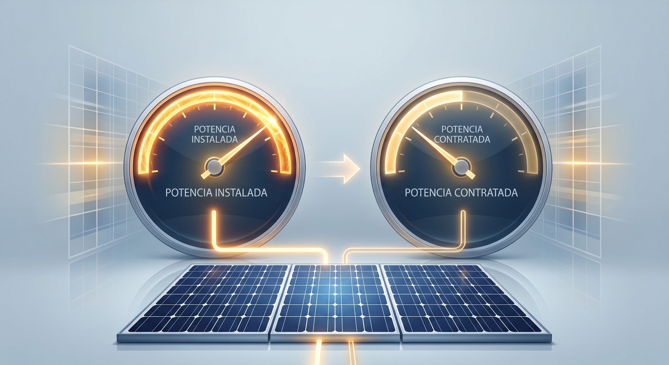 Cuadro eléctrico mostrando la potencia contratada de una vivienda