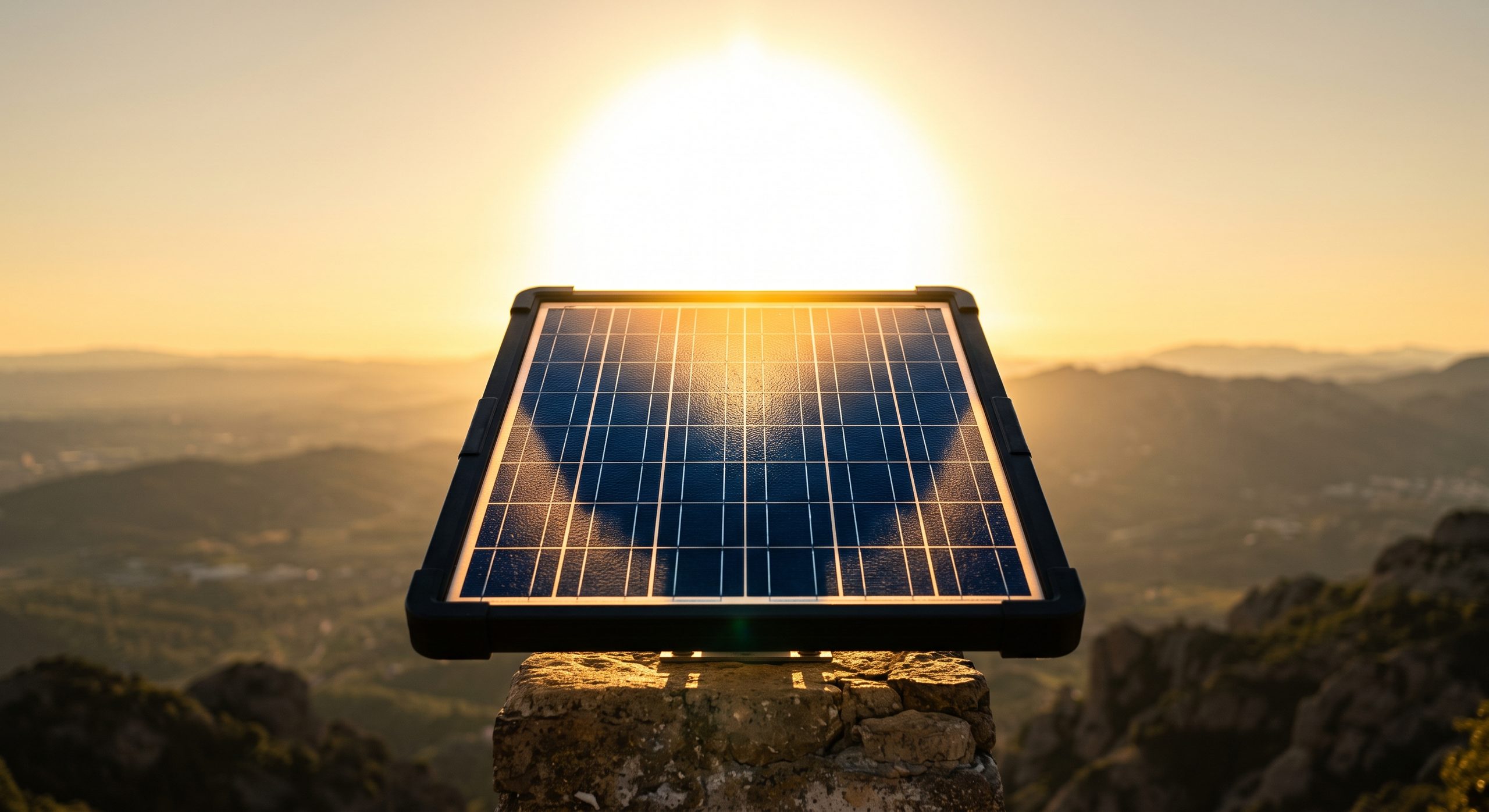 Gráfico del precio de la luz junto a una instalación solar